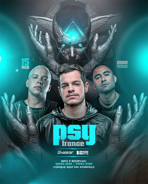 PSD PSY TRANCE - Plataforma Designer Premium