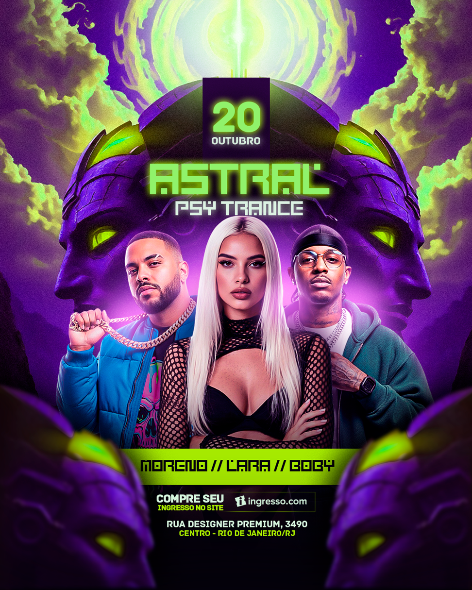 PSD ASTRAL PSY TRANCE - Plataforma Designer Premium