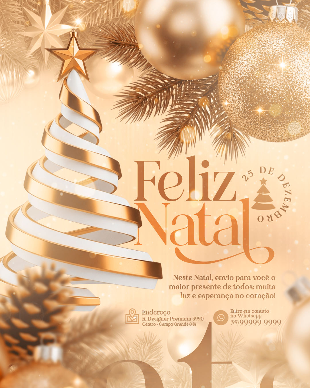 PSD FLYER FREE - TEMPLATE - CANVA - FREEPIK - DESIGNI - DESIGNER - FELIZ NATAL - FIM DE ANO - PAPAI NOEL - BOAS FESTAS - SOCIAL MEDIA 5