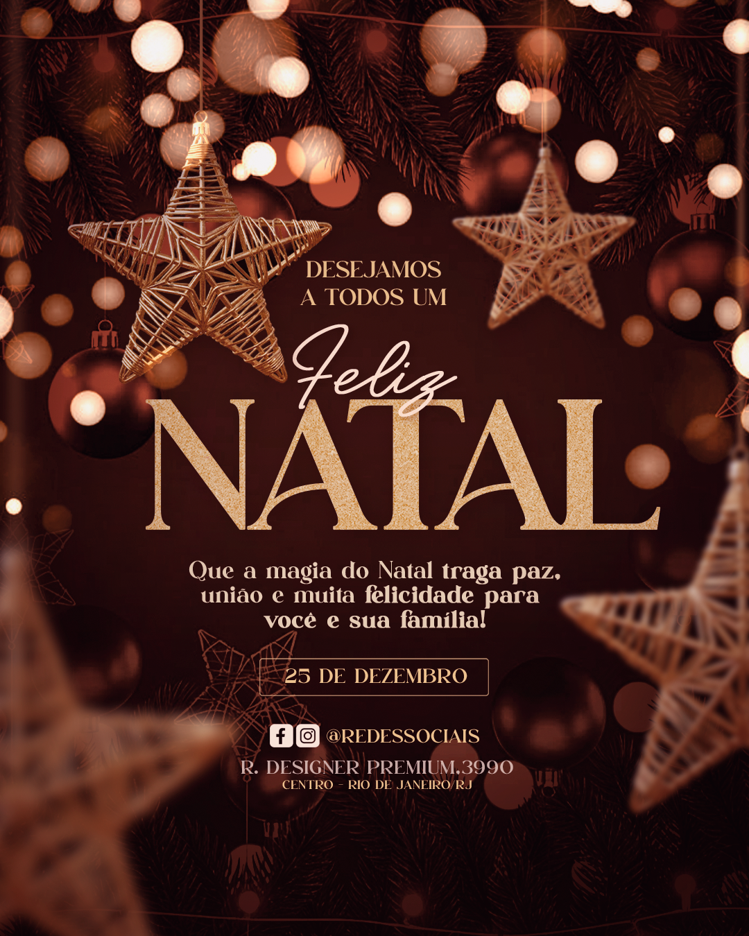 PSD FLYER FREE - TEMPLATE - CANVA - FREEPIK - DESIGNI - DESIGNER - FELIZ NATAL - FIM DE ANO - PAPAI NOEL - BOAS FESTAS - SOCIAL MEDIA 7