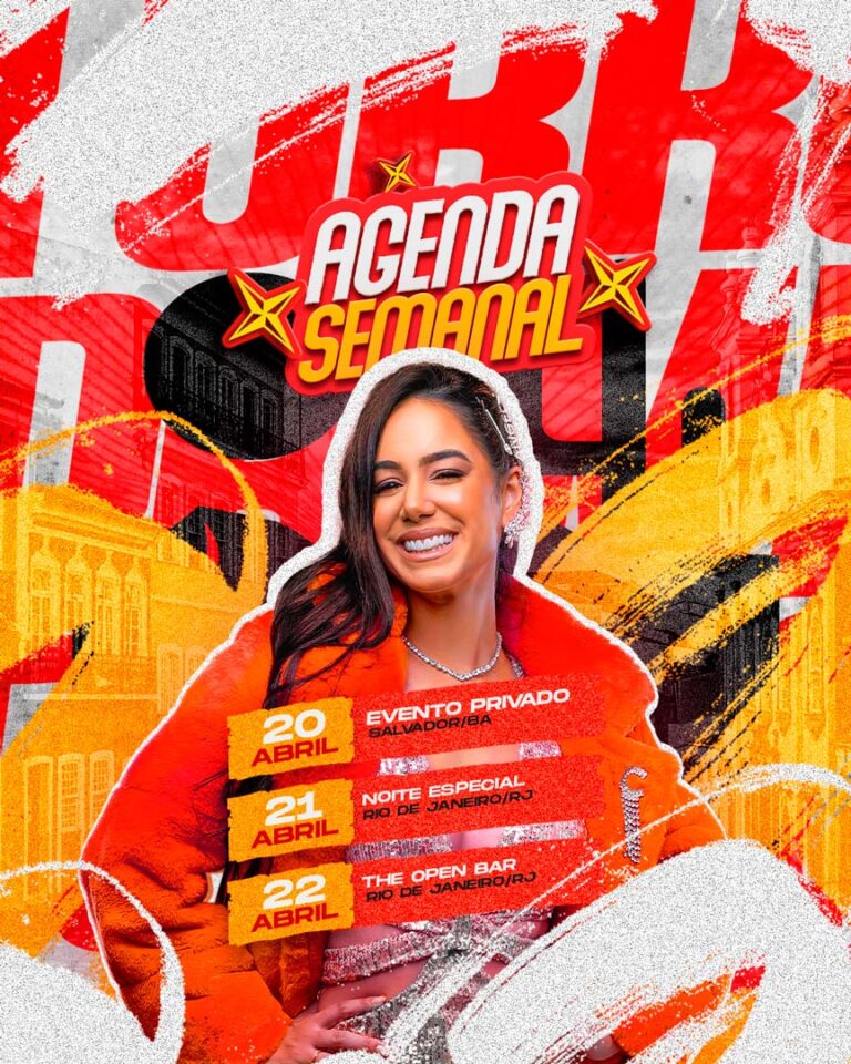 PSD FLYER FREE - TEMPLATE - CANVA - AGENDA SEMANAL - FORRÓ 1