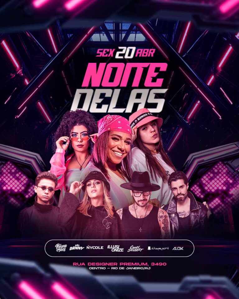 PSD FLYER FREE - TEMPLATE - CANVA - ELETRONICO - LOUNGE - FUNK - 1