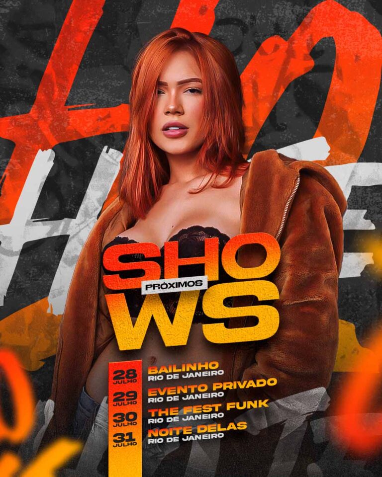 PSD FLYER FREE - TEMPLATE - CANVA - FREEPIK - DESIGNI - DESIGNER - AGENDA SEMANAL - CONTRATE - PROXIMOS SHOWS - TRAP - HIP HOP - FUNK - EVENTO 3