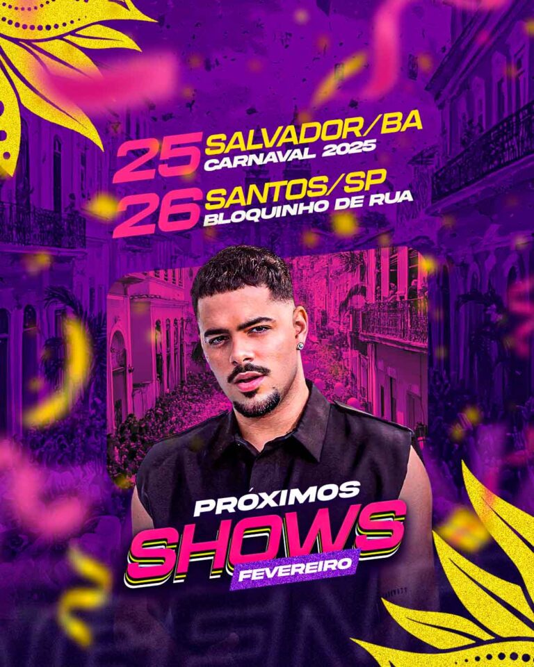PSD FLYER FREE - TEMPLATE - CANVA - FREEPIK - DESIGNI - DESIGNER - [AGENDA SEMANAL PEDRO SAMPAIO 2] - [BLOQUINHO DE CARNAVAL] - [EVENTO]