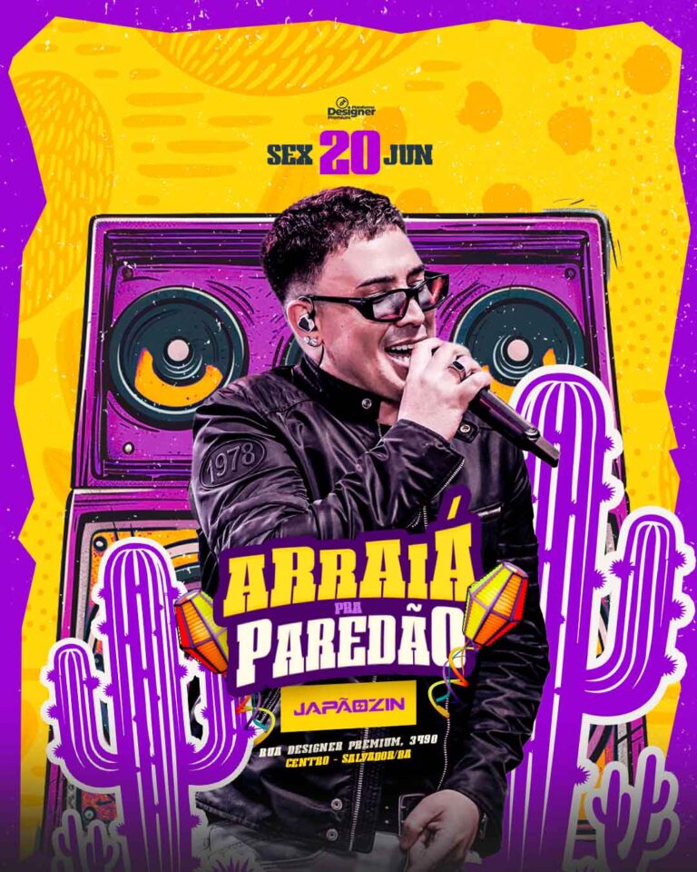 PSD FLYER FREE - TEMPLATE - CANVA - FREEPIK - DESIGNI - DESIGNER - ARRAIÁ PAREDÃO - SÃO JOÃO - FESTA JULINA - FESTA JUNINA - FORRÓ - EVENTOS