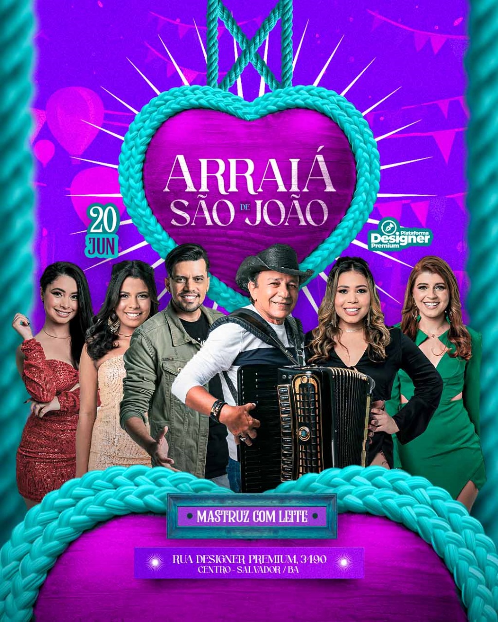 PSD FLYER FREE - TEMPLATE - CANVA - FREEPIK - DESIGNI - DESIGNER - ARRAIÁ - SÃO JOÃO - FESTA JULINA - FESTA JUNINA - FORRÓ - EVENTOS