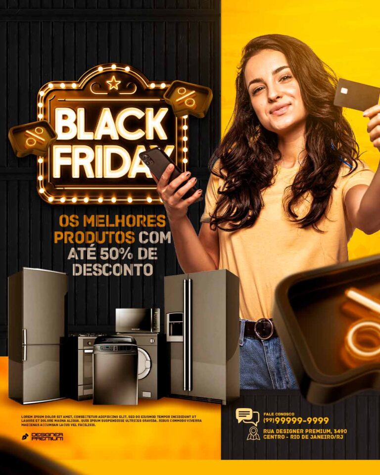 PSD FLYER FREE - TEMPLATE - CANVA - FREEPIK - DESIGNI - DESIGNER - BLACK FRIDAY - OFERTA - PROMOÇÃO - LOJA - DESCONTO - SOCIAL MEDIA