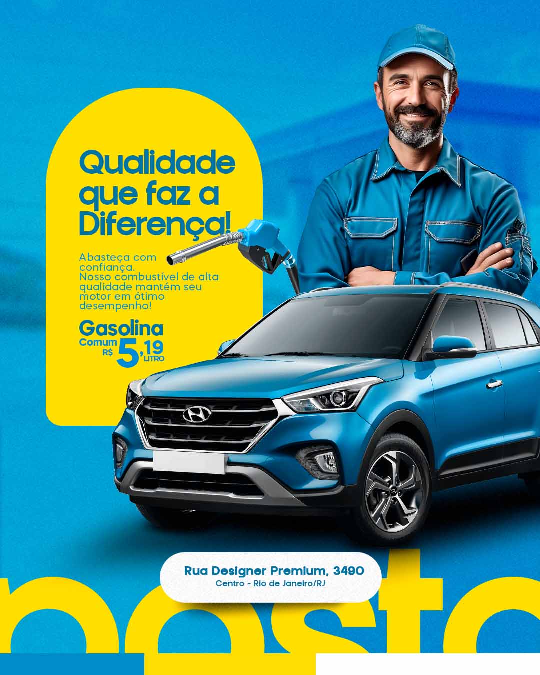 PSD FLYER FREE - TEMPLATE - CANVA - FREEPIK - DESIGNI - DESIGNER - CARRO - POSTO DE GASOLINA - TROCA DE OLEO - GARAGEM - LAVA JATO - CONSECIONARIA - OFICINA - SOCIAL MEDIA