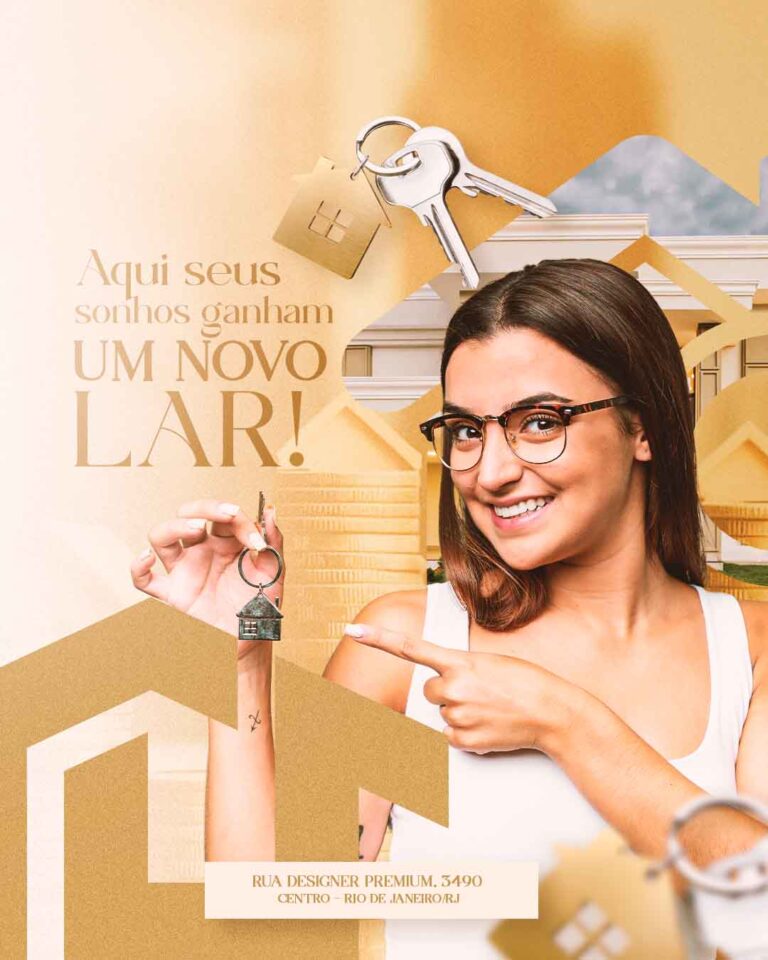 PSD FLYER FREE - TEMPLATE - CANVA - FREEPIK - DESIGNI - DESIGNER - CONSORCIO - NOVO LAR - IMOBILIARIA - CORRETOR DE IMOVEIS - SOCIAL MEDIA