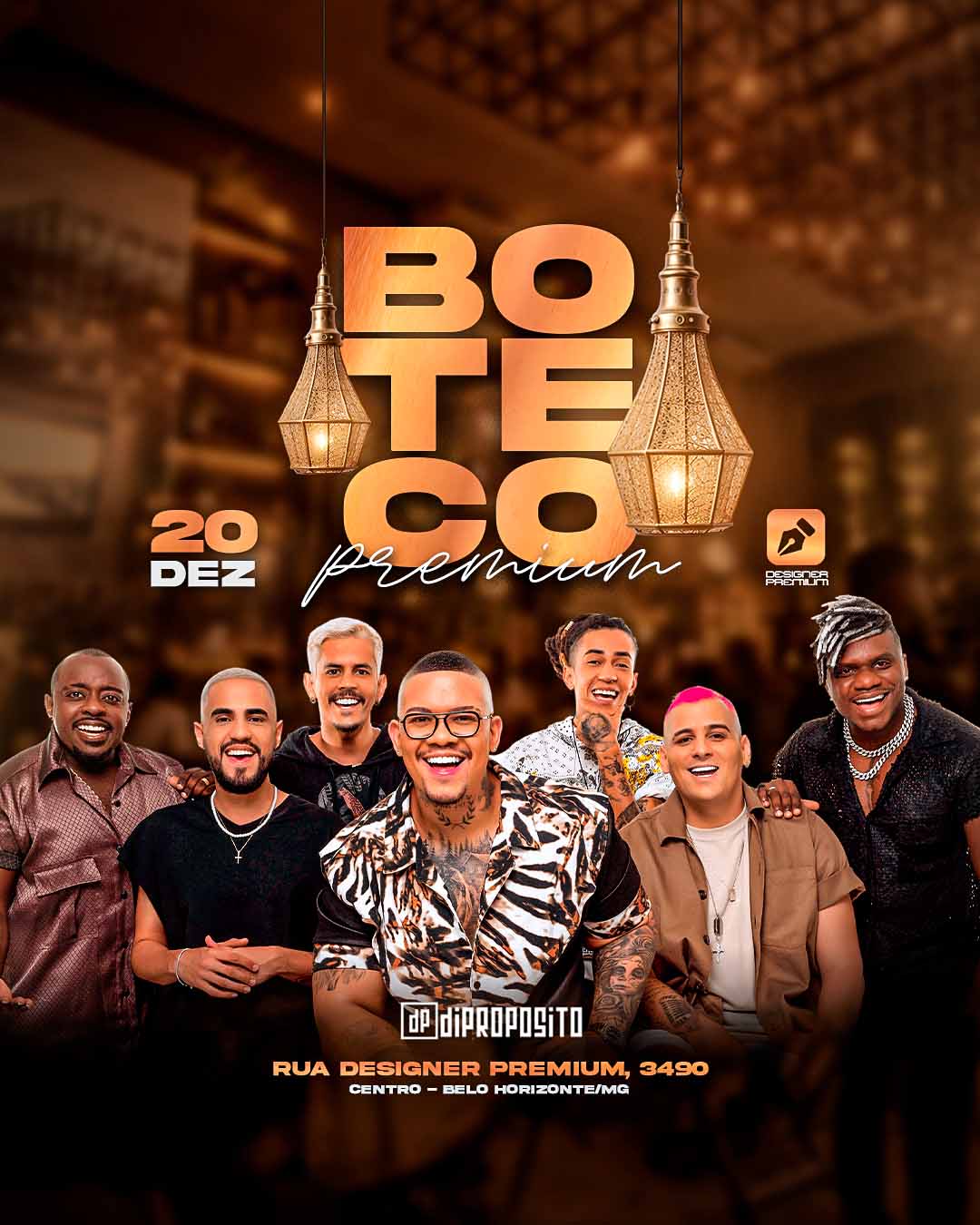 PSD FLYER FREE - TEMPLATE - CANVA - FREEPIK - DESIGNI - DESIGNER - DESIGN - BOTECO PREMIUM - SERTANEJO - PISEIRO - FORRÓ - LOUNGER - PUB - BARZINHO - EVENTOS