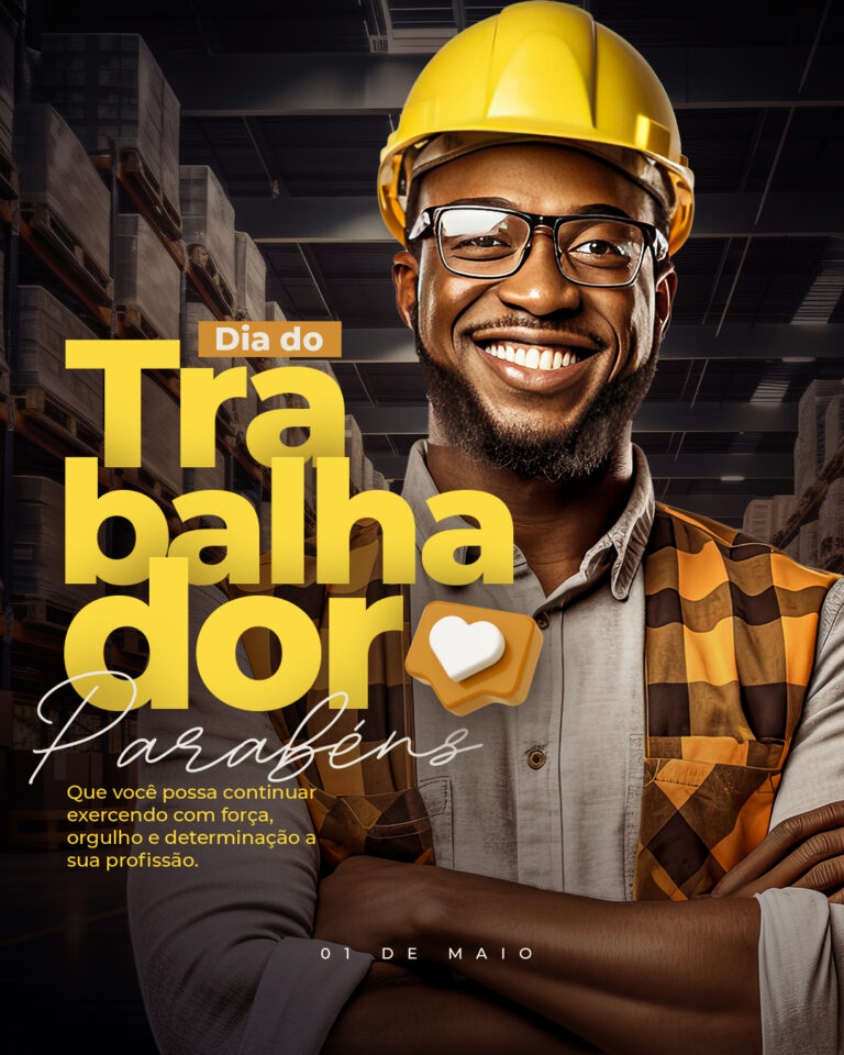 PSD FLYER FREE - TEMPLATE - CANVA - FREEPIK - DESIGNI - DESIGNER - DIA DO TRABALHADOR - CONSTRUÇÃO - OBRAS - TECNICO DO TRABALHO - SOCIAL MEDIA 2