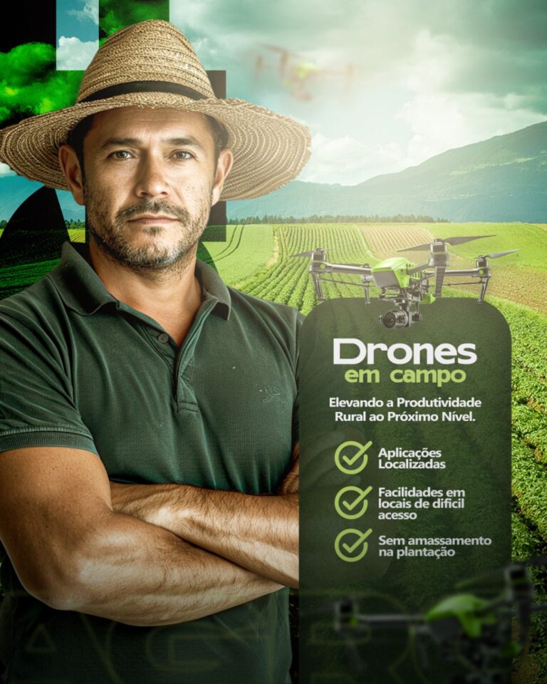 PSD FLYER FREE - TEMPLATE - CANVA - FREEPIK - DESIGNI - DESIGNER - DIA DO TRABALHADOR - HOMEM DO CAMPO - AGRO - DRONES EM CAMPO - SOCIAL MEDIA