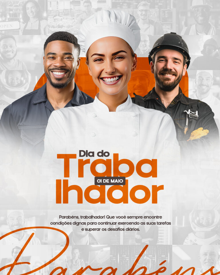 PSD FLYER FREE - TEMPLATE - CANVA - FREEPIK - DESIGNI - DESIGNER - DIA DO TRABALHADOR - TECNICO DO TRABALHO - SOCIAL MEDIA 4