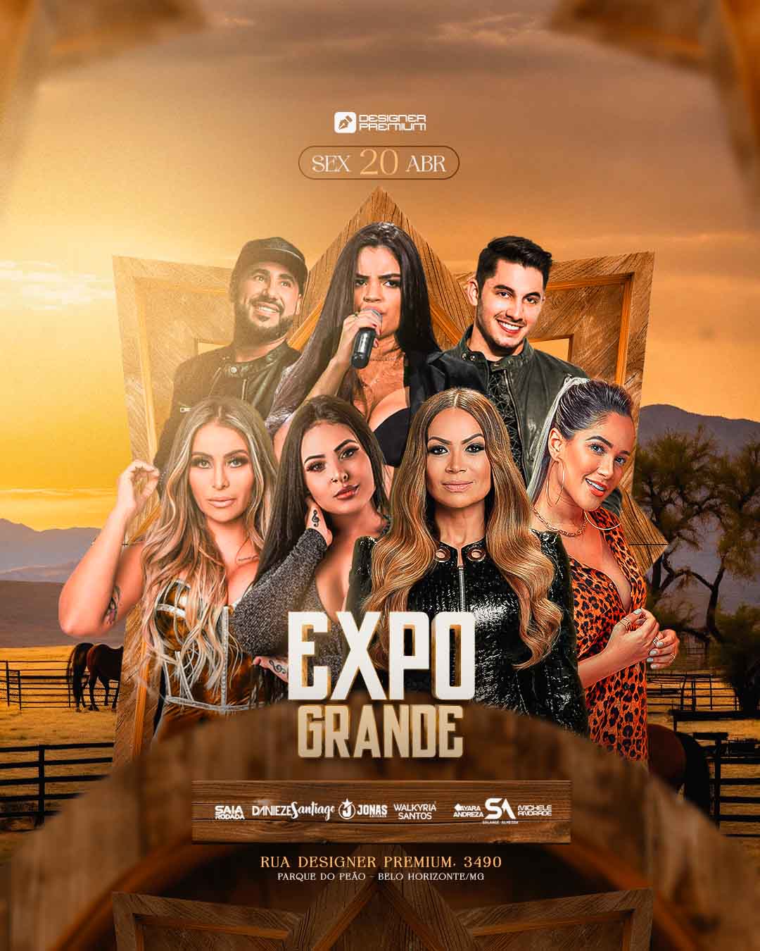 PSD FLYER FREE - TEMPLATE - CANVA - FREEPIK - DESIGNI - DESIGNER - EXPOGRANDE - PISEIRO - VAQUEJADA - PEGA BOI NO MATO - FORRÓ - EVENTOS