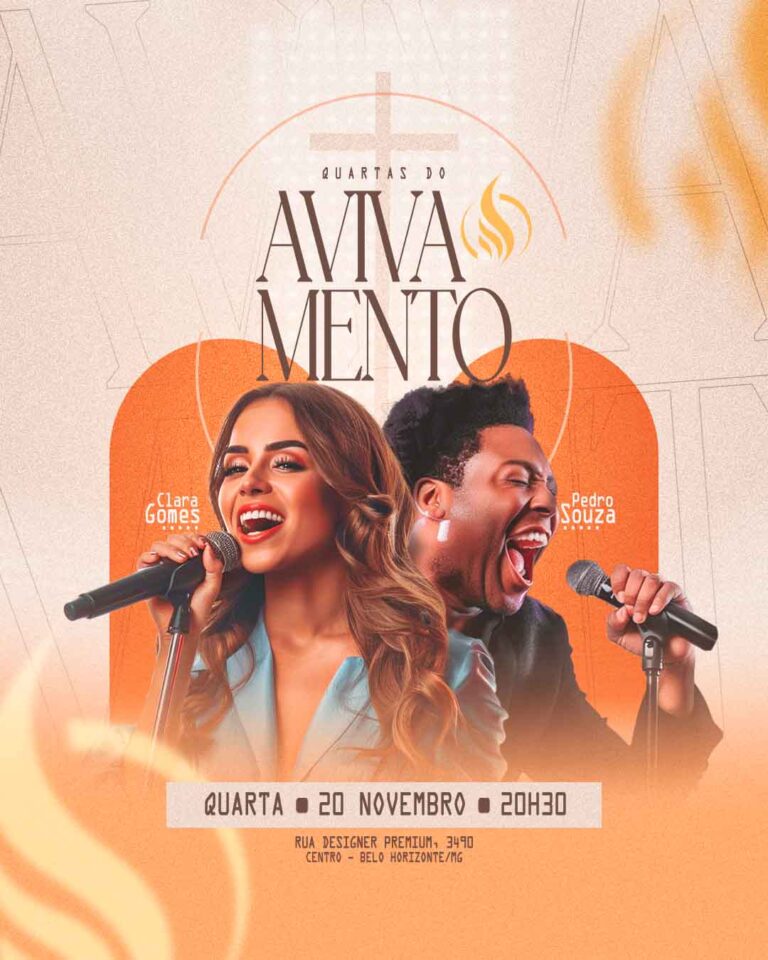 PSD FLYER FREE - TEMPLATE - CANVA - FREEPIK - DESIGNI - DESIGNER - GOSPEL - CULTO - IGREJA - PASTOR - EVENTO