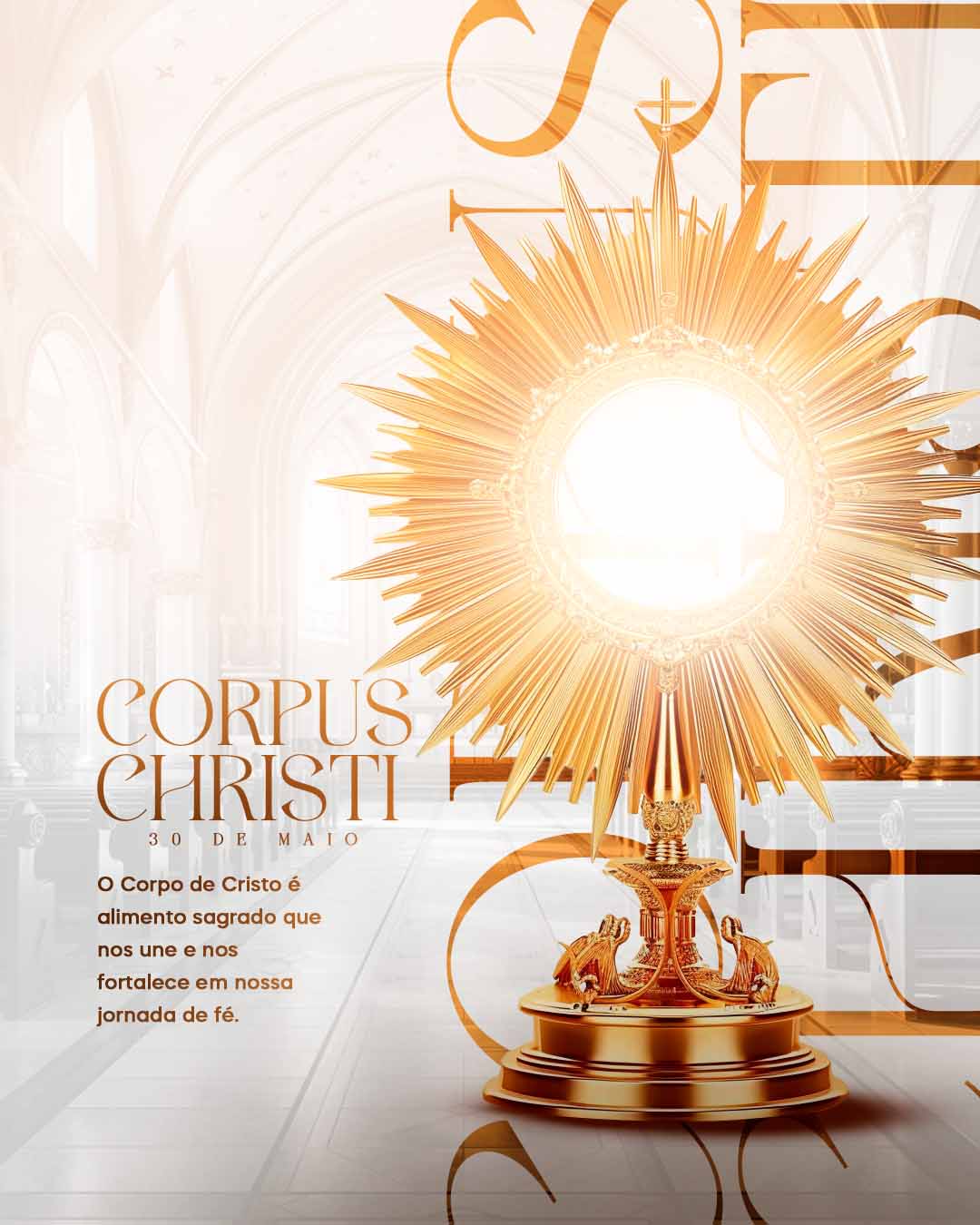 PSD FLYER FREE - TEMPLATE - CANVA - FREEPIK - DESIGNI - DESIGNER - IGREJA CATOLICA - CORPUS CRHISTI - SEMANA SANTA - MISSA - SOCIAL MEDIA 2