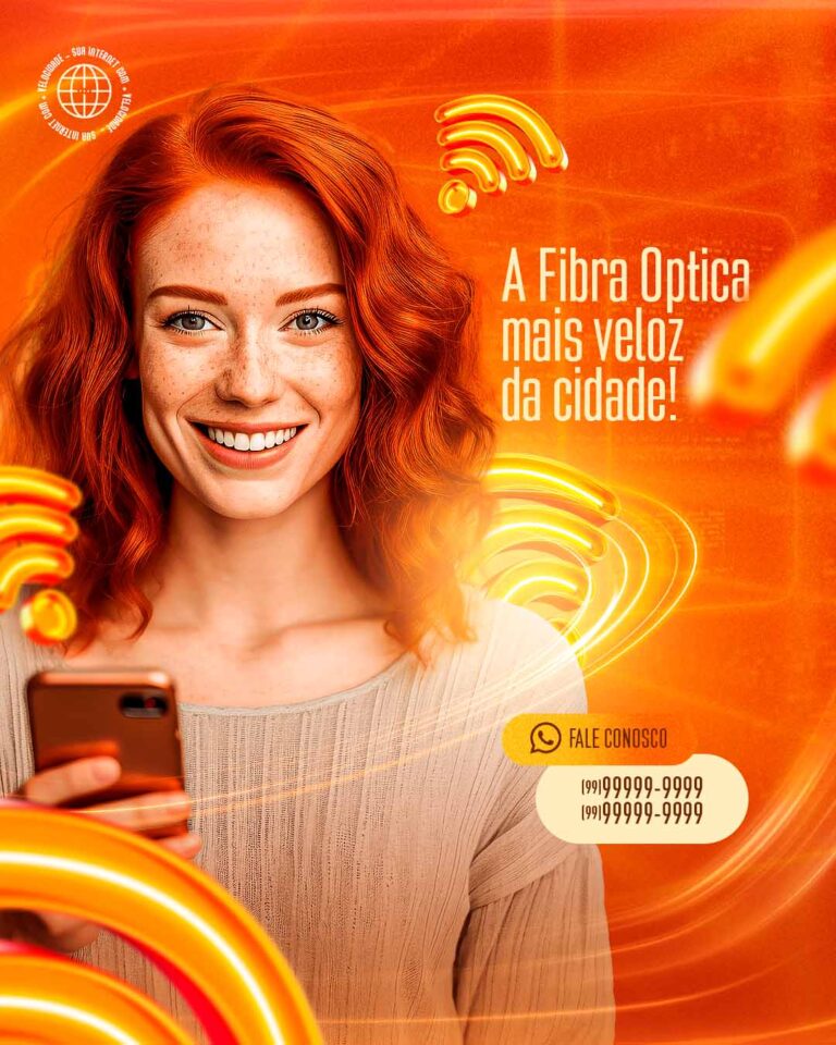 PSD FLYER FREE - TEMPLATE - CANVA - FREEPIK - DESIGNI - DESIGNER - INTERNET - PLANO - SERVIDOR - FIBRA OPTICA - WIFI -SOCIAL MEDIA