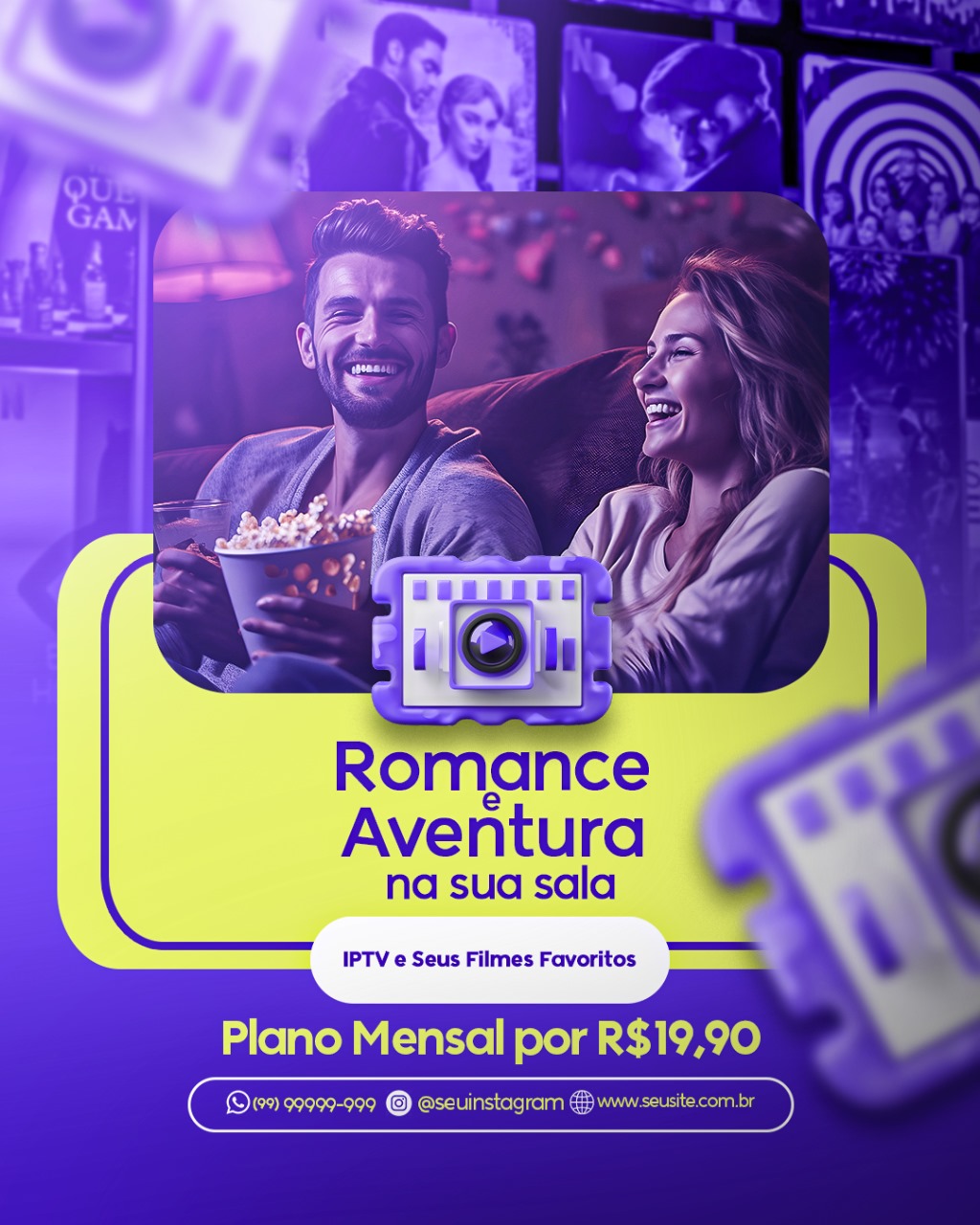 PSD FLYER FREE - TEMPLATE - CANVA - FREEPIK - DESIGNI - DESIGNER - IPTV - INTERNET - FILME - PALNO MENSAL - SOCIAL MEDIA