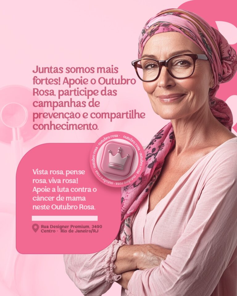 PSD FLYER FREE - TEMPLATE - CANVA - FREEPIK - DESIGNI - DESIGNER - OUTUBRO ROSA - MULHER - SOCIAL MEDIA 2