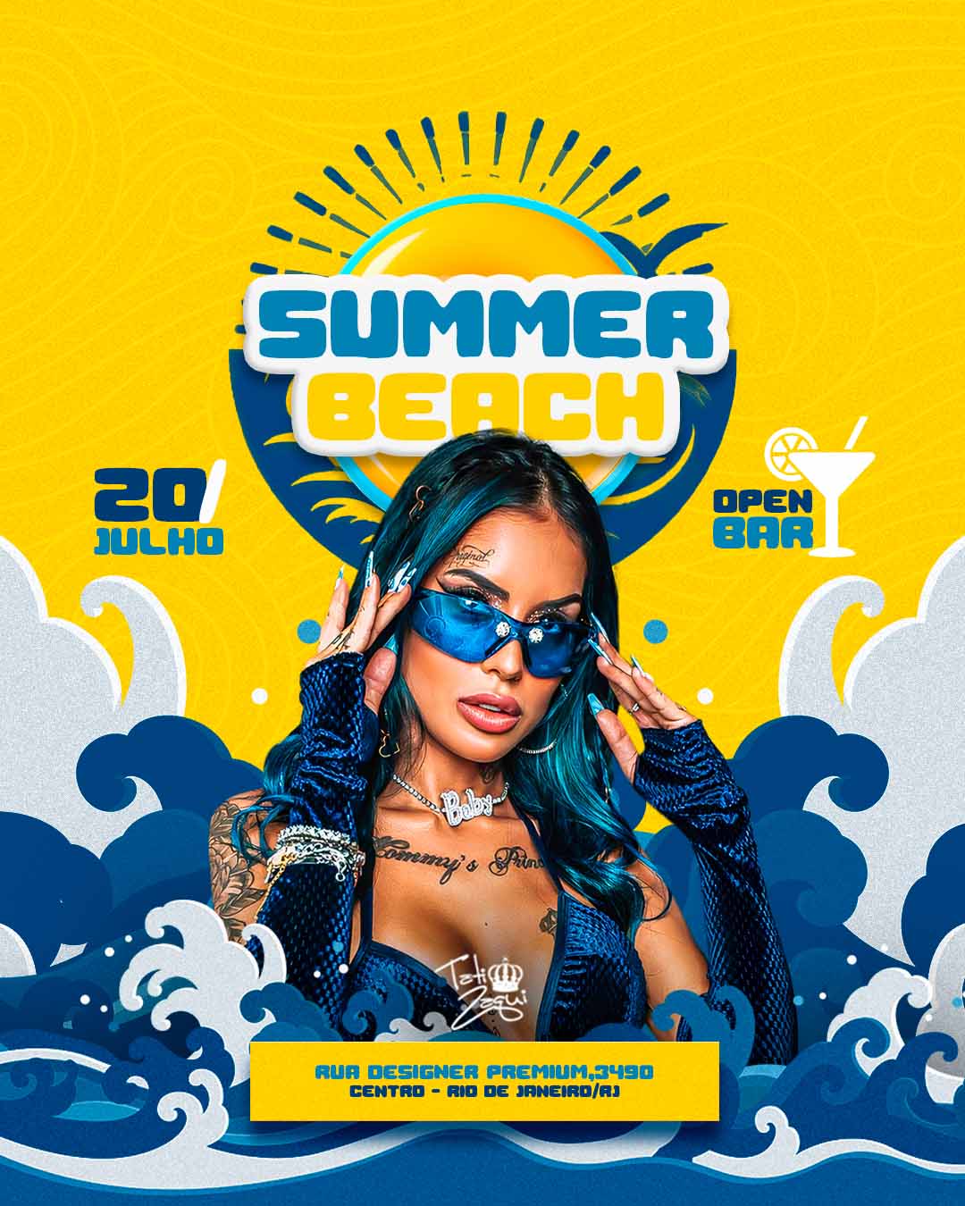 PSD FLYER FREE - TEMPLATE - CANVA - FREEPIK - DESIGNI - DESIGNER - PAGODE - SAMBA - SUMMER BEACH - SUNSET - SUMMER - PRAIA - POP - EVENTO