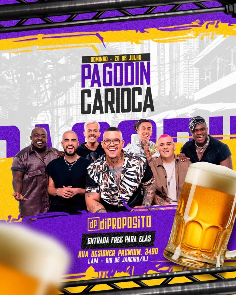 PSD FLYER FREE - TEMPLATE - CANVA - FREEPIK - DESIGNI - DESIGNER - PAGODIN CARIOCA - PAGODE - FUNK - ELETRONICO - BAILE - BALADA - EVENTO