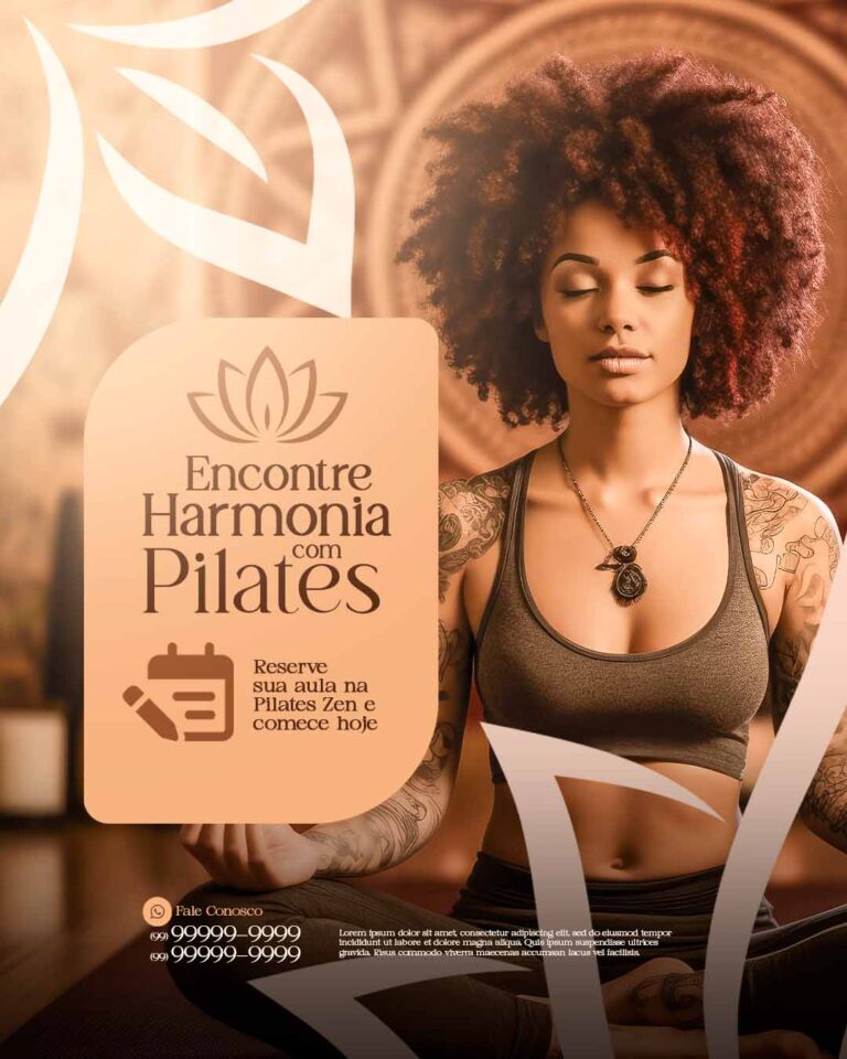 PSD FLYER FREE - TEMPLATE - CANVA - FREEPIK - DESIGNI - DESIGNER - PILATES - TREINO - YOGA - SOCIAL MEDIA