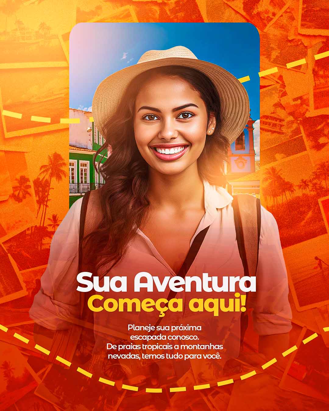 PSD FLYER FREE - TEMPLATE - CANVA - FREEPIK - DESIGNI - DESIGNER - PSD AGÊNCIA DE VIAGEM - AGENCIA - SOCIAL MEDIA