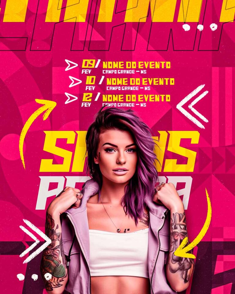PSD FLYER FREE - TEMPLATE - CANVA - FREEPIK - DESIGNI - DESIGNER - PSD AGENDA CARNAVAL - AGENDA SHOW - EVENTOS