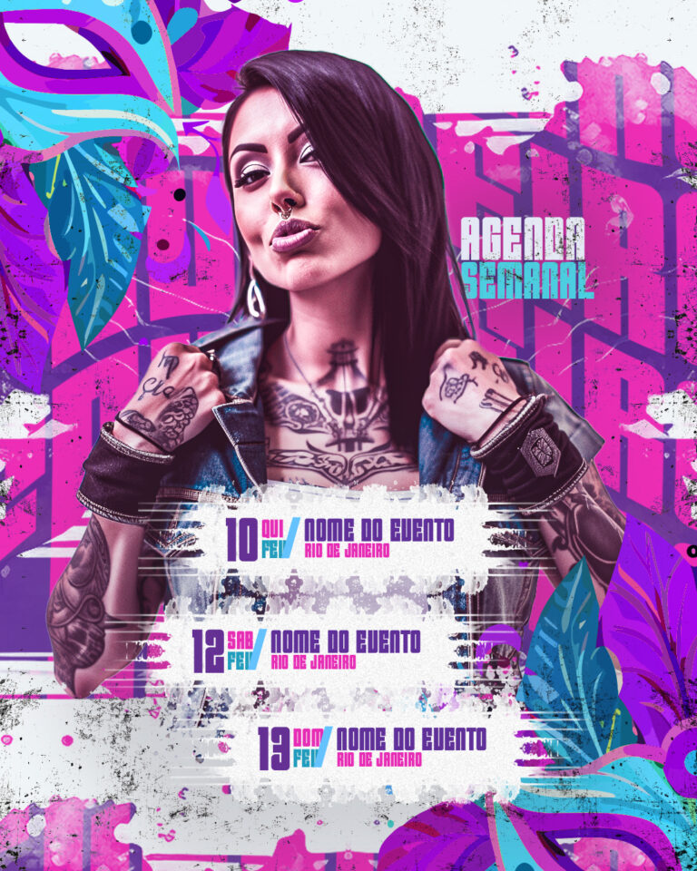PSD FLYER FREE - TEMPLATE - CANVA - FREEPIK - DESIGNI - DESIGNER - PSD AGENDA DE CARNAVAL- AGENDA- SOCIAL MEDIA
