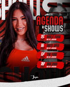 PSD FLYER FREE - TEMPLATE - CANVA - FREEPIK - DESIGNI - DESIGNER - PSD AGENDA DE SHOWS JAPA - AGENDA- EVENTOS