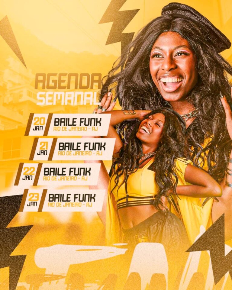 PSD FLYER FREE - TEMPLATE - CANVA - FREEPIK - DESIGNI - DESIGNER - PSD AGENDA SEMANAL FUNK- EVENTOS