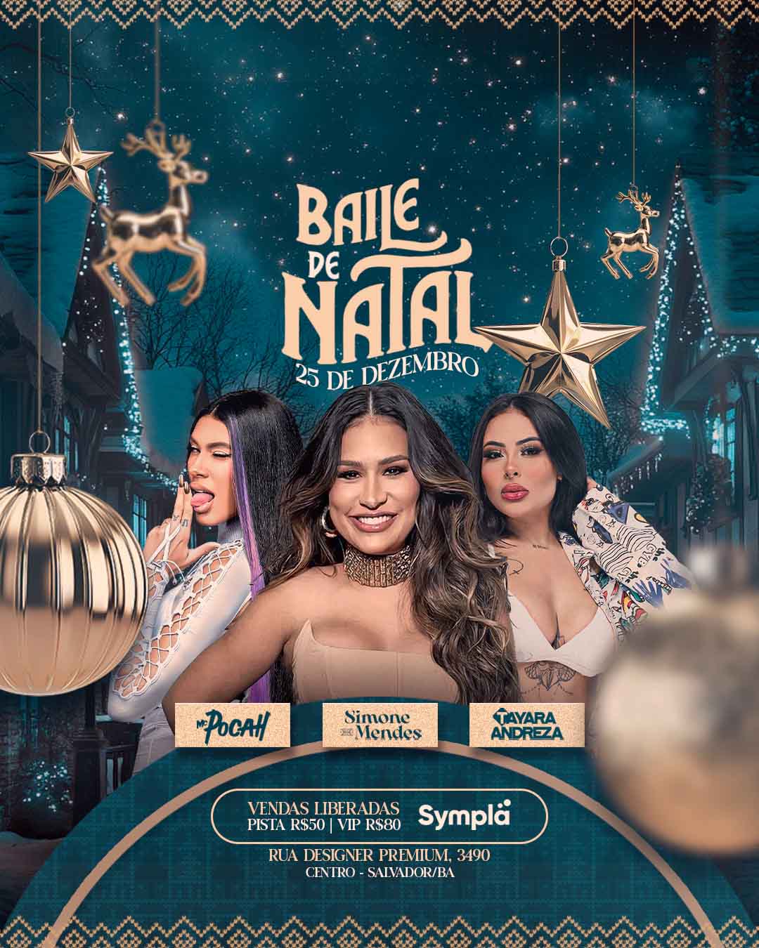 PSD FLYER FREE - TEMPLATE - CANVA - FREEPIK - DESIGNI - DESIGNER - PSD BAILE DE NATAL - NATAL- EVENTOS