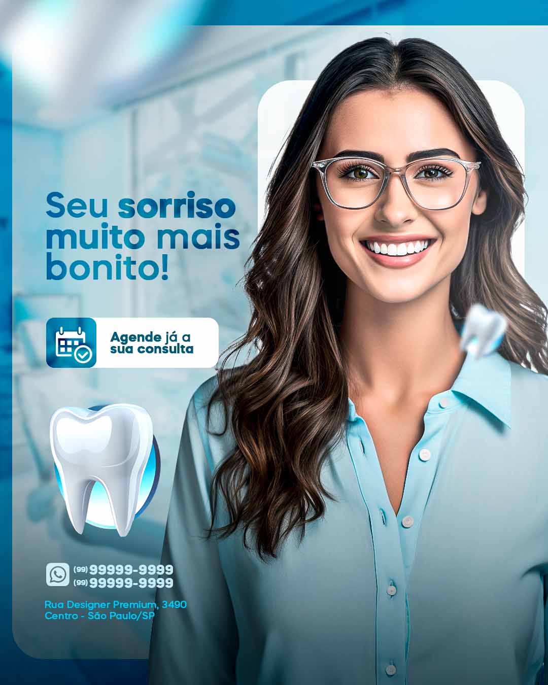 PSD FLYER FREE - TEMPLATE - CANVA - FREEPIK - DESIGNI - DESIGNER - PSD DENTISTA - ODONTOLOGIA - SOCIAL MEDIA