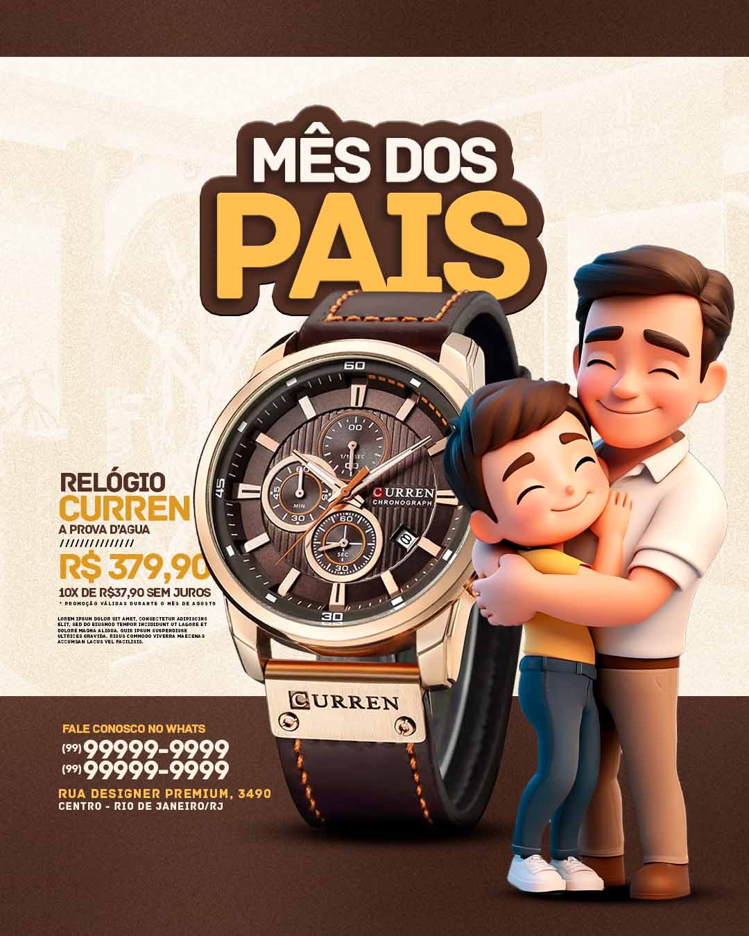 PSD FLYER FREE - TEMPLATE - CANVA - FREEPIK - DESIGNI - DESIGNER - PSD DIA DOS PAIS - DATA COMEMORATIVA - SOCIAL MEDIA