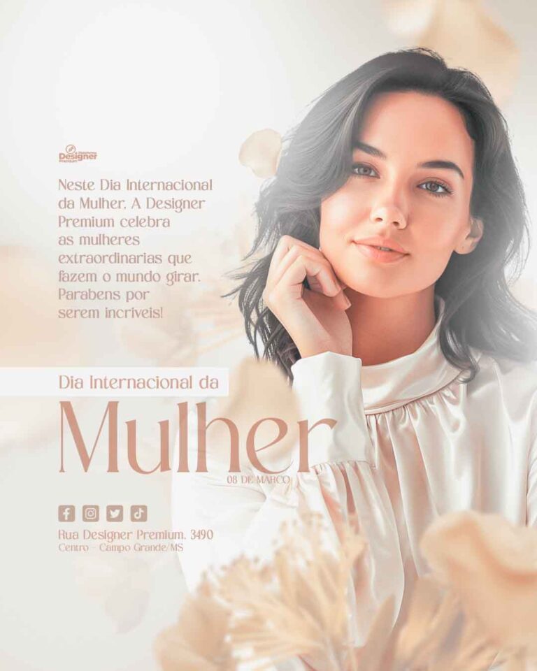 PSD FLYER FREE - TEMPLATE - CANVA - FREEPIK - DESIGNI - DESIGNER - PSD DIA INTERNACIONAL DA MULHER 4 - SOCIAL MEDIA