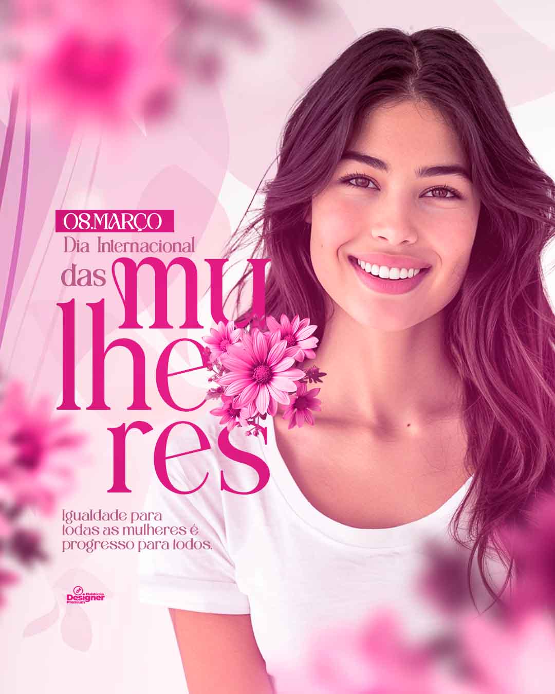 PSD FLYER FREE - TEMPLATE - CANVA - FREEPIK - DESIGNI - DESIGNER - PSD DIA INTERNACIONAL DA MULHER 6 - SOCIAL MEDIA