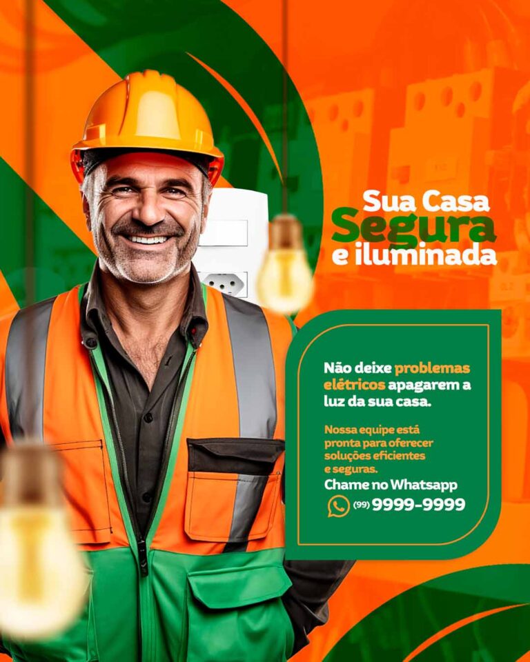 PSD FLYER FREE - TEMPLATE - CANVA - FREEPIK - DESIGNI - DESIGNER - PSD ELETRICISTA - SERVIÇOS - SOCIAL MEDIA