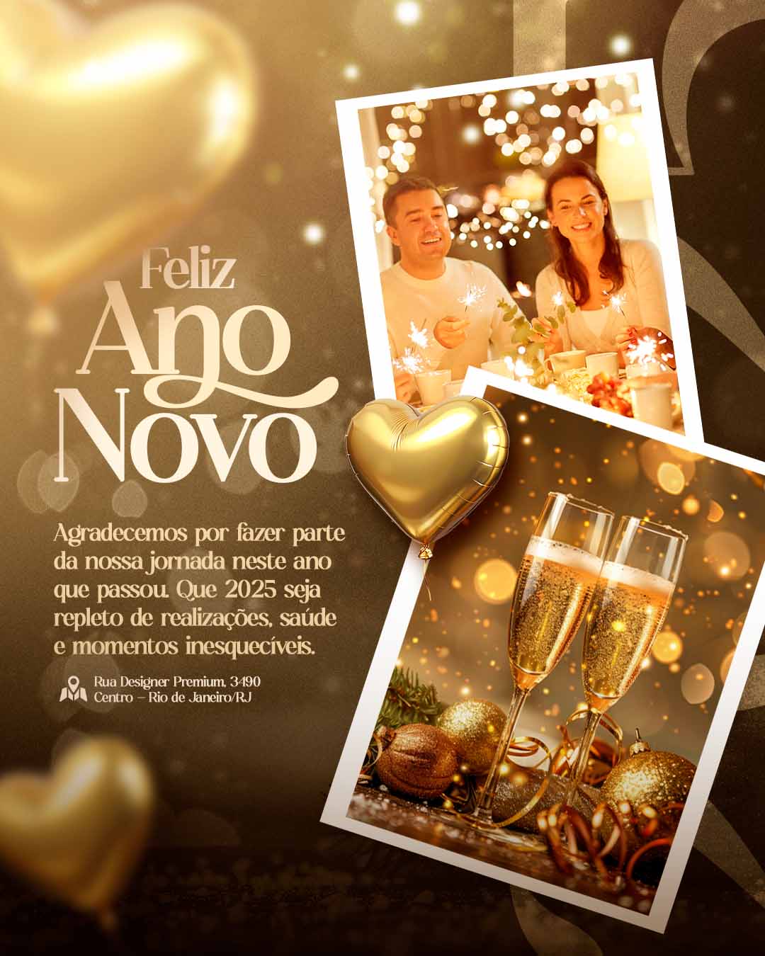 PSD FLYER FREE - TEMPLATE - CANVA - FREEPIK - DESIGNI - DESIGNER - PSD FELIZ ANO NOVO - REVEION - SOCIAL MEDIA