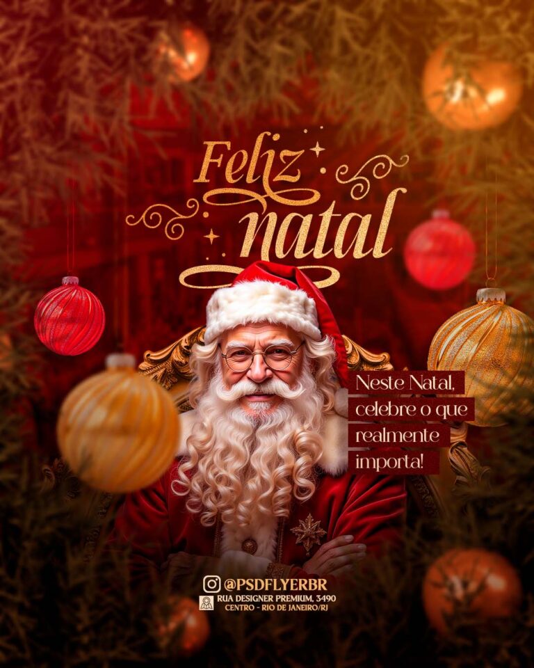 PSD FLYER FREE - TEMPLATE - CANVA - FREEPIK - DESIGNI - DESIGNER - PSD FELIZ NATAL 1 - NATAL - SOCIAL MEDIA
