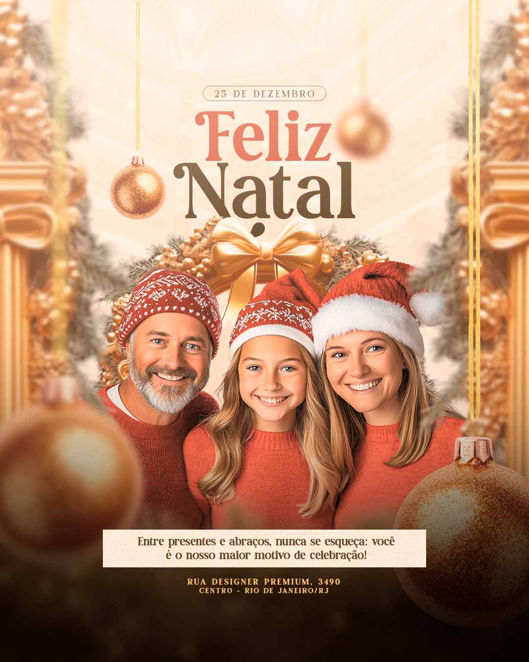 PSD FLYER FREE - TEMPLATE - CANVA - FREEPIK - DESIGNI - DESIGNER - PSD FELIZ NATAL 3 - NATAL - SOCIAL MEDIA