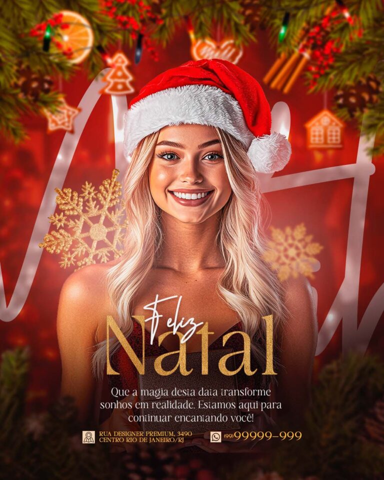 PSD FLYER FREE - TEMPLATE - CANVA - FREEPIK - DESIGNI - DESIGNER - PSD FELIZ NATAL 9 - NATAL - SOCIAL MEDIA