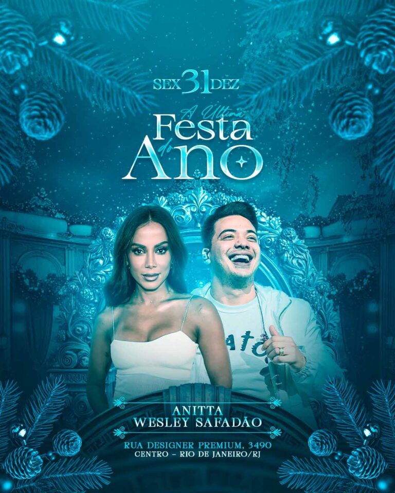 PSD FLYER FREE - TEMPLATE - CANVA - FREEPIK - DESIGNI - DESIGNER - PSD FESTA FO ANO - ANO NOVO - REVEILLON - EVENTOS