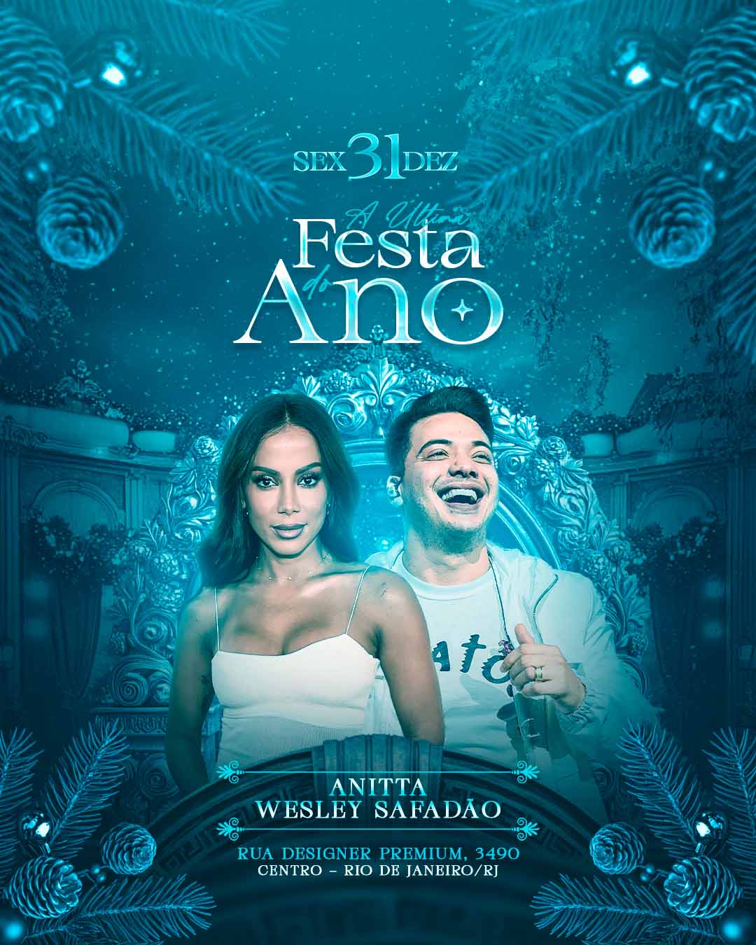 PSD FLYER FREE - TEMPLATE - CANVA - FREEPIK - DESIGNI - DESIGNER - PSD FESTA FO ANO - ANO NOVO - REVEILLON - EVENTOS