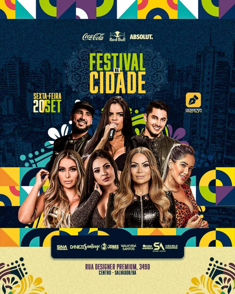 PSD FLYER FREE - TEMPLATE - CANVA - FREEPIK - DESIGNI - DESIGNER - PSD FESTIVAL NA CIDADE - SHOWS - EVENTOS