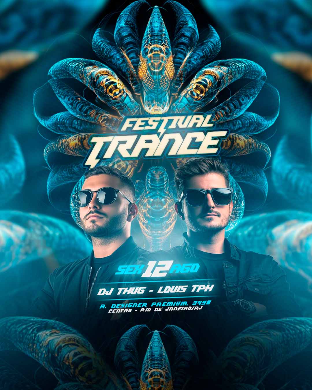 PSD FLYER FREE - TEMPLATE - CANVA - FREEPIK - DESIGNI - DESIGNER - PSD FESTIVAL TRANCE - PSY - TRANCE - ELETRÔNICA - EVENTOS