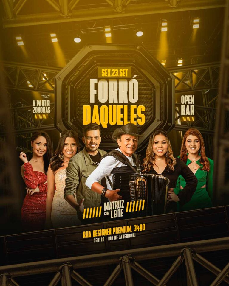 PSD FLYER FREE - TEMPLATE - CANVA - FREEPIK - DESIGNI - DESIGNER - PSD FORRÓ DAQUELES - FORRÓ - EVENTOS