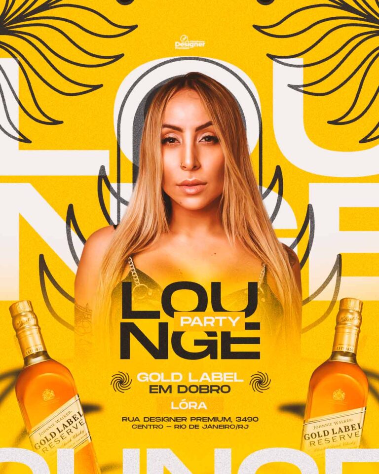 PSD FLYER FREE - TEMPLATE - CANVA - FREEPIK - DESIGNI - DESIGNER - PSD LOUNGE PARTY- EVENTOS