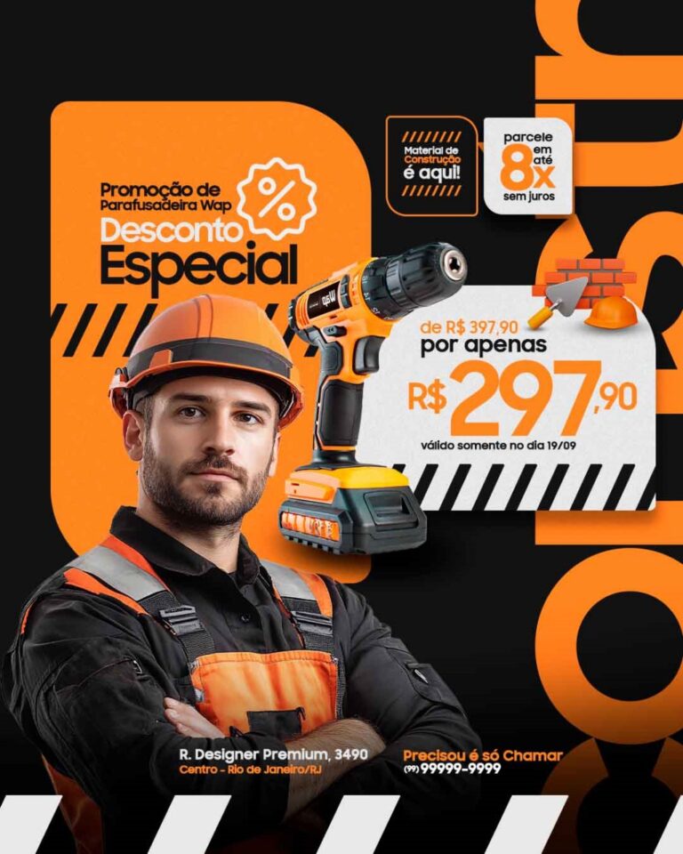 PSD FLYER FREE - TEMPLATE - CANVA - FREEPIK - DESIGNI - DESIGNER - PSD - MATERIAL DE CONSTRUÇÃO - SOCIAL MEDIA