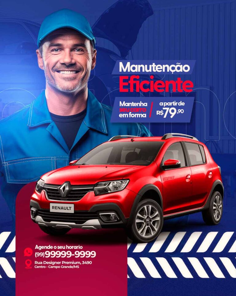PSD FLYER FREE - TEMPLATE - CANVA - FREEPIK - DESIGNI - DESIGNER - PSD MECÂNICA - OFICINA - SOCIAL MEDIA