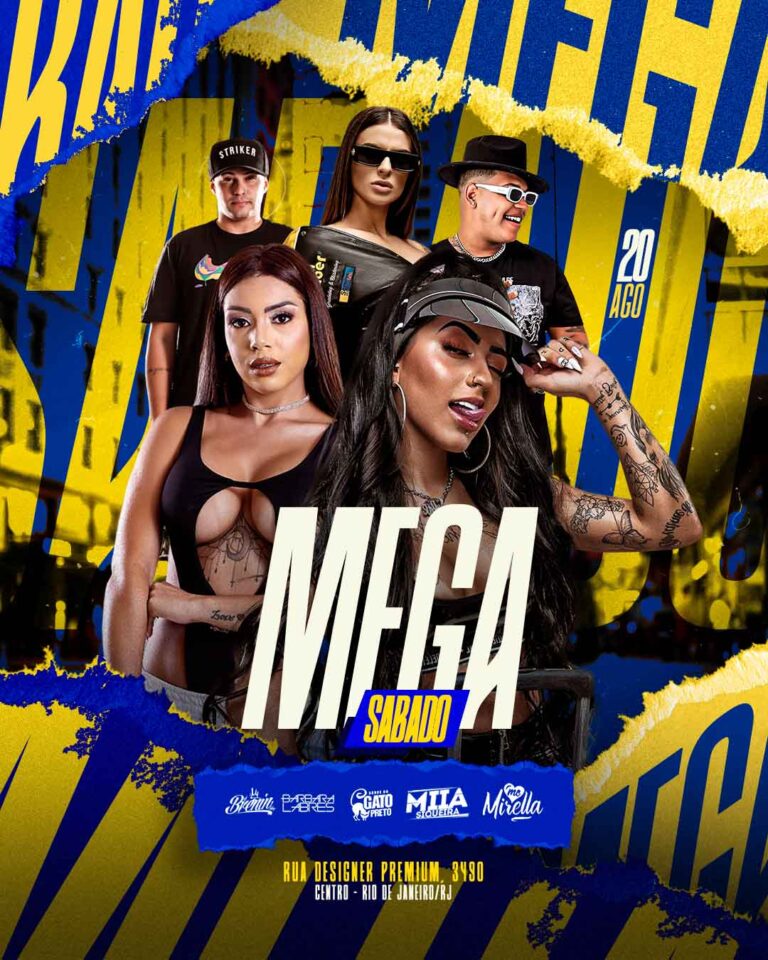 PSD FLYER FREE - TEMPLATE - CANVA - FREEPIK - DESIGNI - DESIGNER - PSD MEGA SABADO - FUNK - EVENTOS